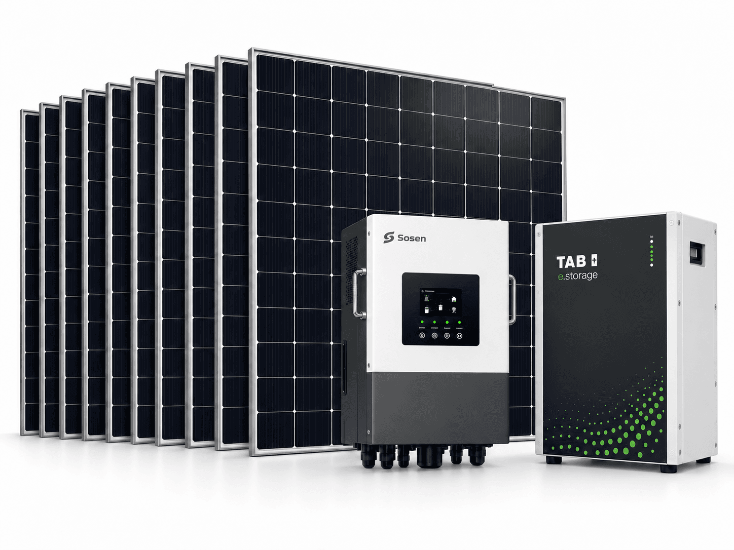 Off-Grid PRO solarna elektrana za kuću sa modulima, inverterom i baterijom