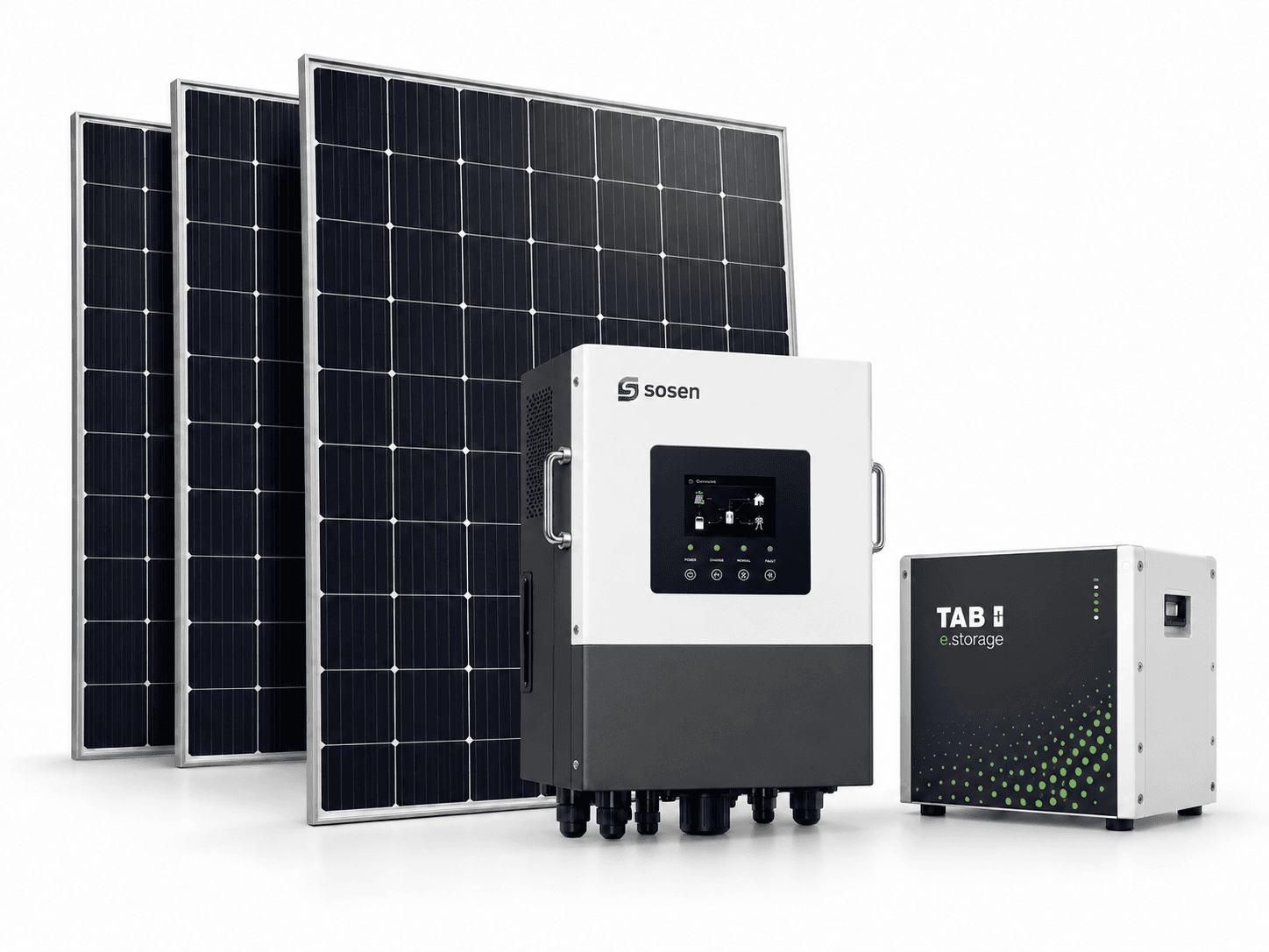 Off-Grid START solarna elektrana za kuću sa modulima, inverterom i baterijom