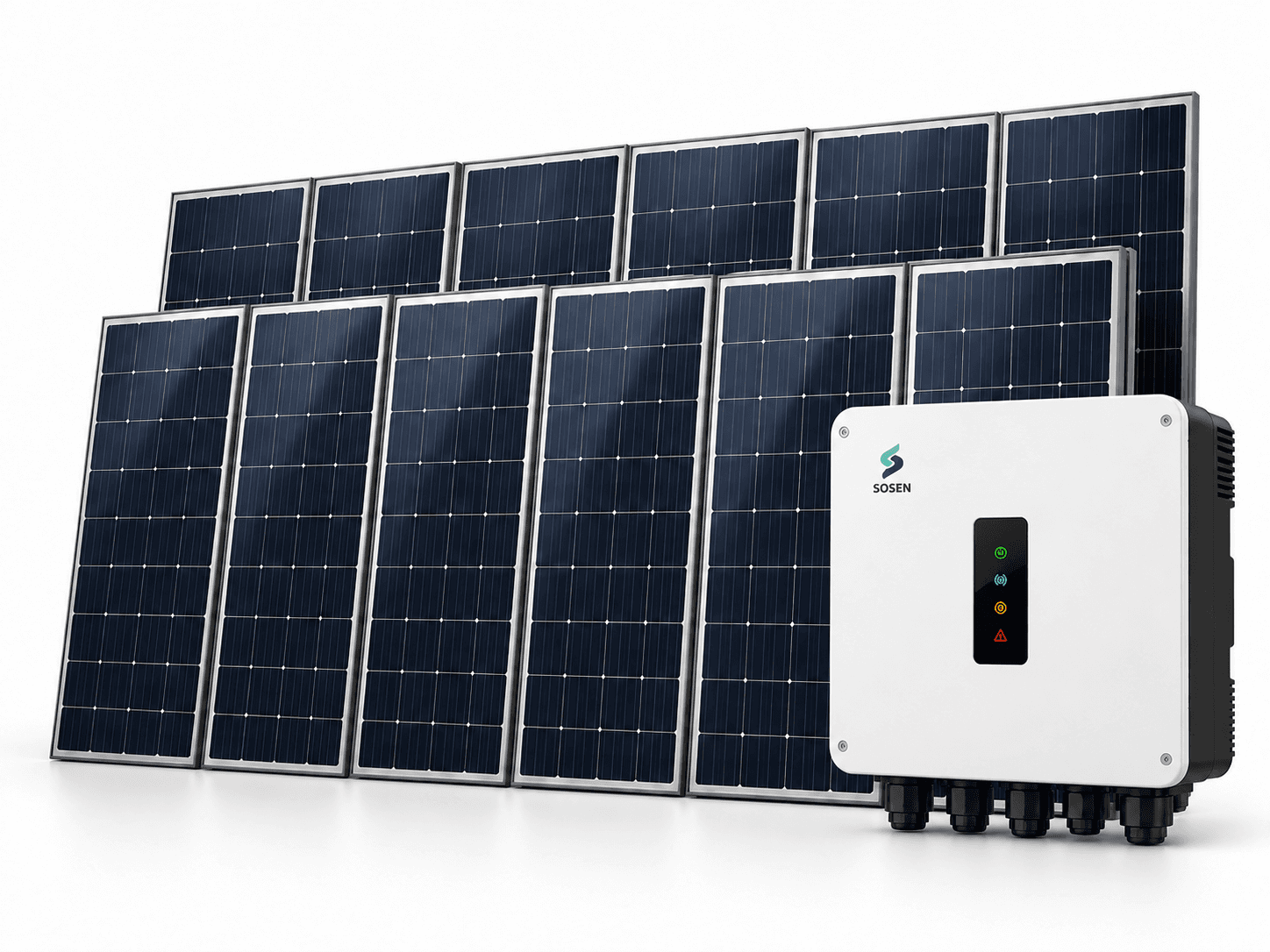 On-Grid COMFORT solarna elektrana za kuću sa modulima i inverterom